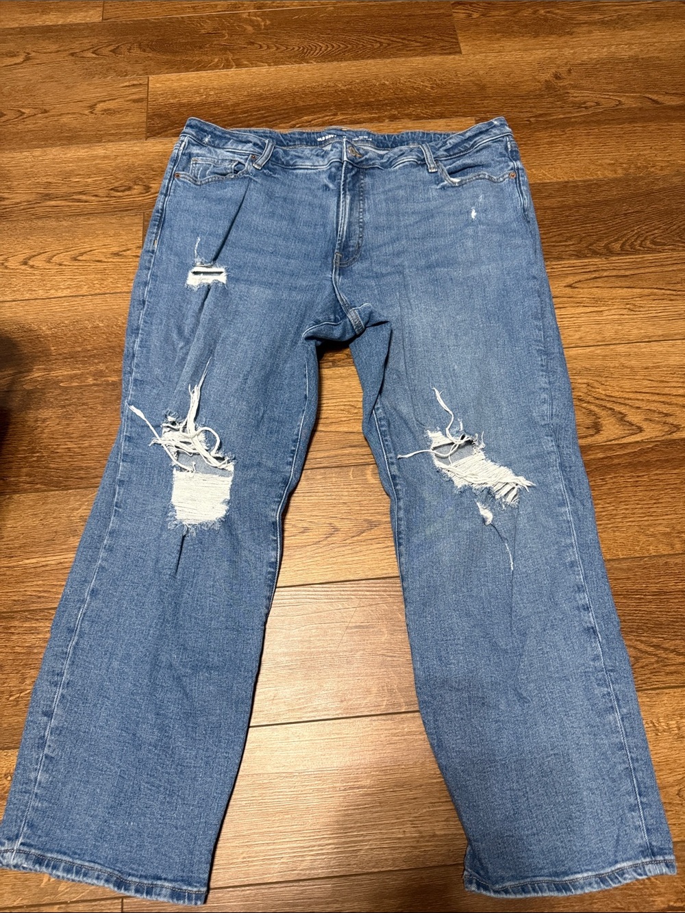 Old Navy High-Rise Loose Fit Blue Jeans